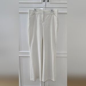 Victoria's Secret Cream Wide-Leg Dress Pants